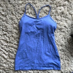 Lulu yoga tank with shelf bra